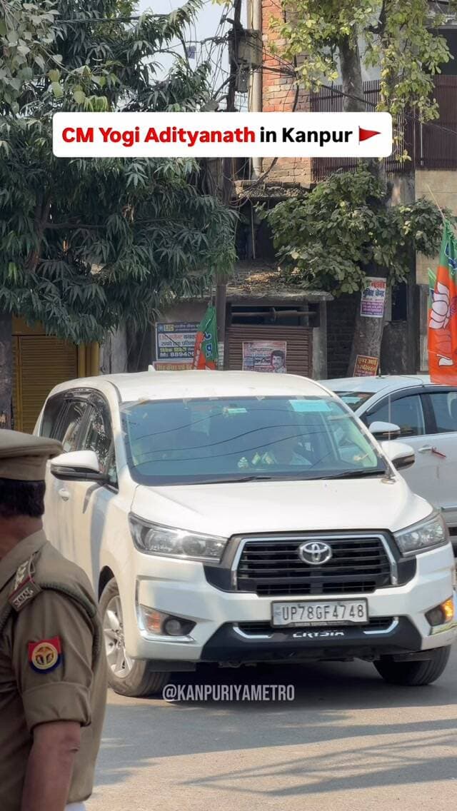 CM Yogi ji in Kanpur 🚩❤️
Follow @kanpuriyametro for more interesting content 🙏🏻
.
.
.
.
#kanpur #kanpurcity #yogiadityanath #yogiji #yogiadityanathfanclub