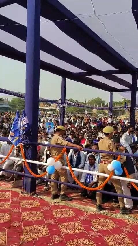 फूलपुर पहुचे चंद्र शेखर आजाद