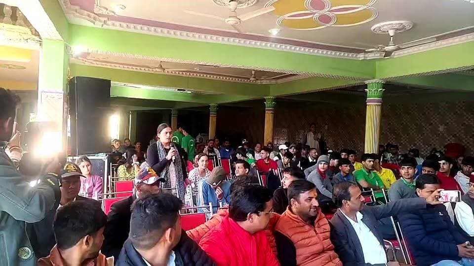 यमुनोत्री युवा संवाद एवं गौरव सम्मान " कार्यक्रम आयोजित युवाओं के साथ प्रश्नोत्तरी संवाद ... Bharatiya Janata Party (BJP)