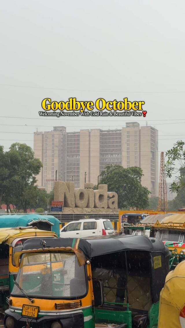 Hello November 🌧️❣️ Noida Welcomes November With Chilly Rain & Festive Vibes
#Hello November! 🌧️❣️ Thandi thandi baarish, chilly winds aur festive vibes ke saath Noida mein November ki shuruaat. The weather feels so cozy and beautiful! ❤️
Noida weather today, current weather in Noida, Noida rain today, Noida rainfall, cold rain in Noida, November weather Noida, Noida chilly weather, Noida rainy vibes, Noida festival vibes, Noida latest update, Noida city life, Noida rain reel, winter vibes Noida, November in Noida, Noida Diaries
#noida #insta #instagram #explorepage