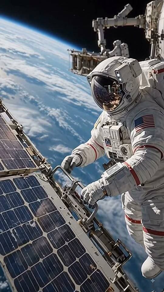 Working miles above the Earth takes incredible precision. What is the most challenging part of your job today? #spacewalk #astronaut #space