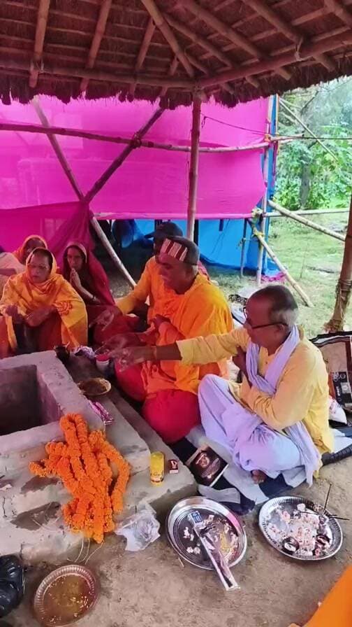 मां गायत्री हवन राम जानकी मंदिर रसलपुर बाजार । बाजपट्टी। पुपरी सुरसंड रोड