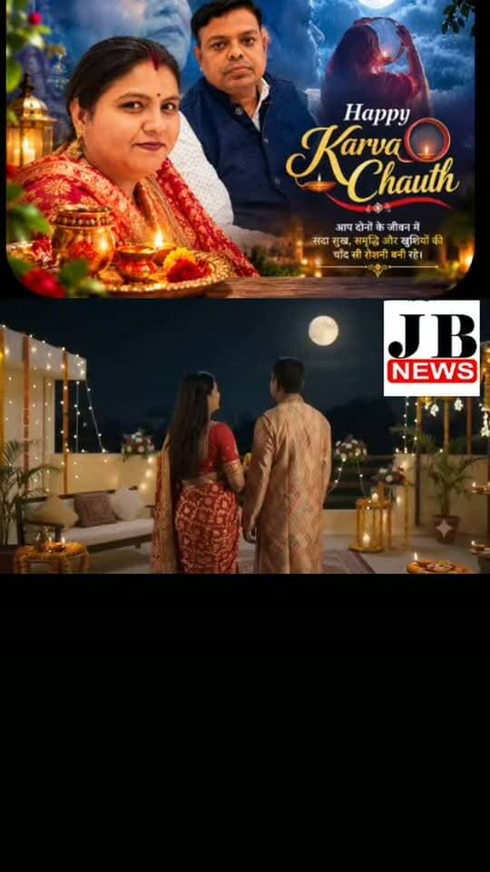 Aap sabko karva chauth ki बहुत-बहुत shubhkamnaen
JB news Korba Chhattisgarh manish jaiswal Korba