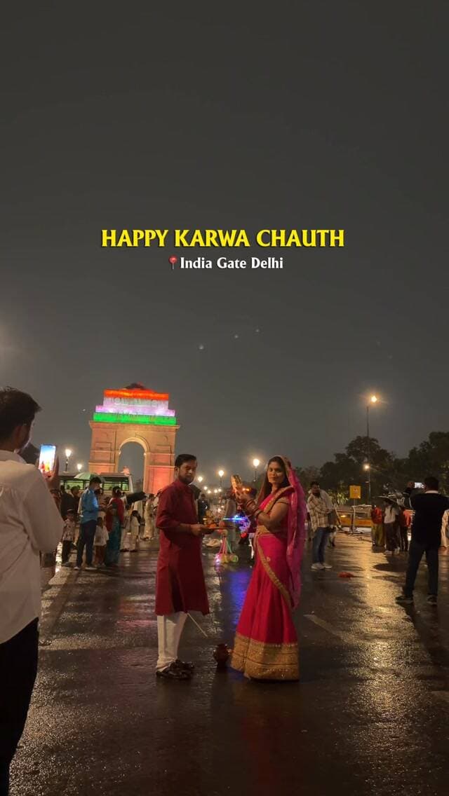 HAPPY KARWA CHAUTH, DELHI! ✨�
#noida #insta #instagram #explorepage #instagood