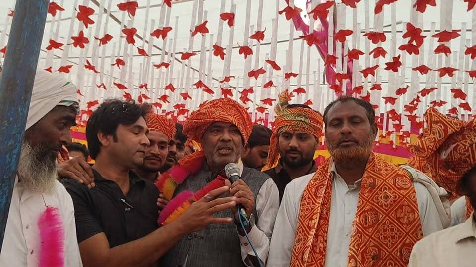 लाड़लाका ग्राम पंचायत से सरपंच पद उम्मीदवार बशीर थानेदार ने ग्रामीणों का किया धन्यवाद।