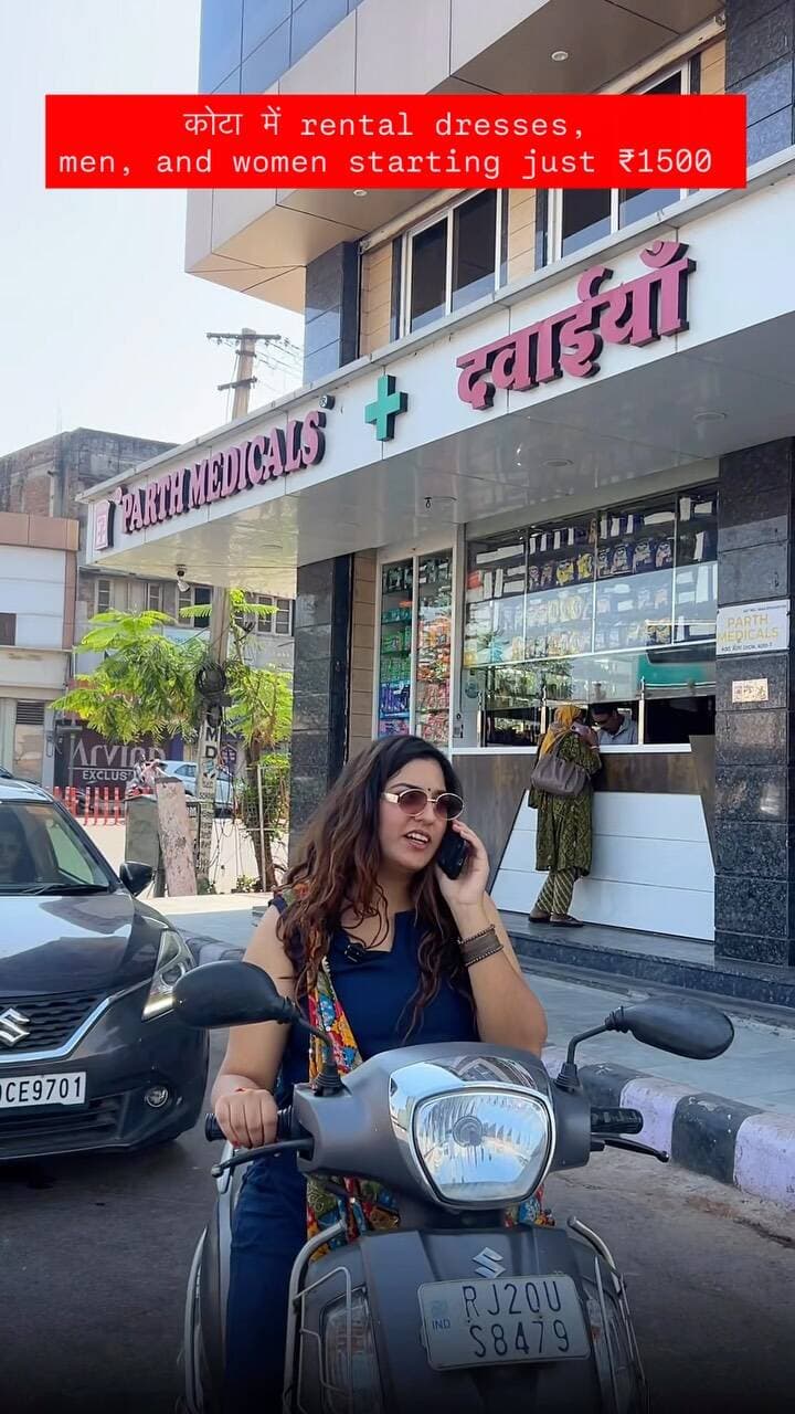 कोटा में rental dresses,
men, and women starting just ₹1500
📍Hn. 142 near yes bank ballabhbari gumanpura kota
9351516897 , 0744-2773732