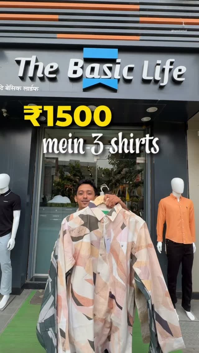 Thane ke iss place pe aapko milengi ₹1500 mein 3 shirts😱 Toh reel ko end tak zaroor dekhna
Mobile:- +91 89765 63138
📍Location -
Yuva 2.0 Shop No.:-13, Ground Floor
Everest World,Kolshet Road,Thane West
Ye hai @the.basic.life_backup , Kolshet, Thane, jahan aapko mil jayegi clothing ki kaafi saari variety.
Yahan shirts se lekar jeans, T-shirts, football jerseys aur sports T-shirts tak, kaafi options available hain.
Office wear ho, casual outfit ho ya sports look, apne style ke according aap explore kar sakte ho different options.
Aur sabse interesting baat? Yahan aap ₹1500 mein 3 shirts buy kar sakte ho🔥
Toh Thane mein budget-friendly shopping karni hai, toh is place ko apni list mein zaroor add karna
#thane #fashion #offer #clothes #fypppppppppppppppppppppppppppppppppppppppppppppppppppppppppppppppppppppp