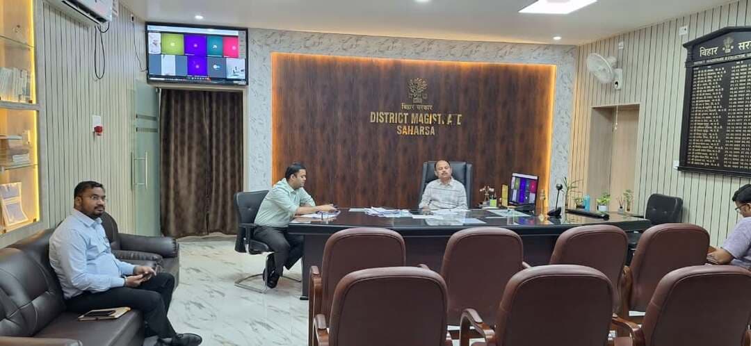 Google Meet के माध्यम से जिला समन्वय समिति की बैठक।
#CMSamrat
#samratchoudhary