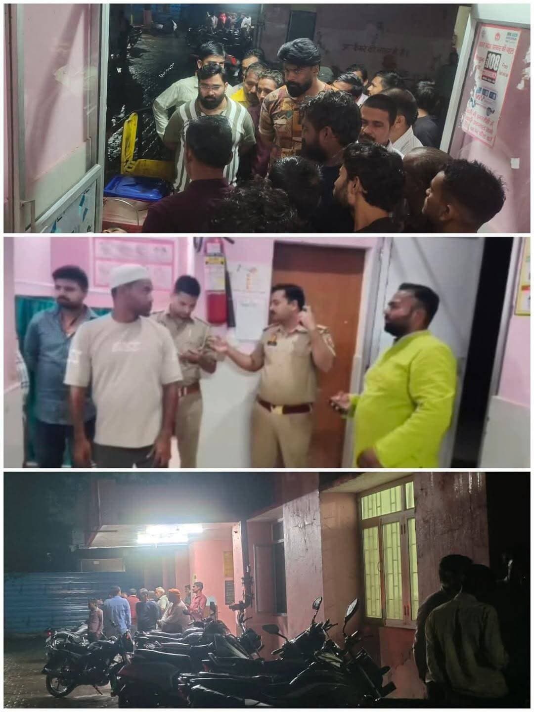 मोहम्मदी खीरी गोला रोड पर हुए एक्सीडेंट में विचपरी निवासी व्यक्ति की मौत दो लोग घायल मौके पर सीएचसी पहुंचे विधायक पुत्र वैभव प्रताप सिंह मृतक के परिजनों से मिले जांच में जुटी पुलिस।
