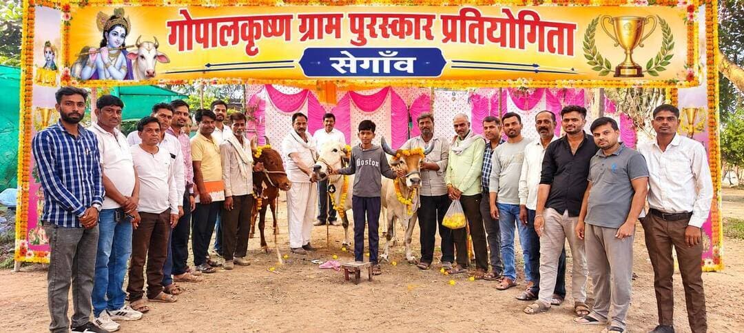 जिले के 6 वृंदावन ग्रामों में गोपालकृष्ण ग्राम पुरस्कार प्रतियोगिता सम्पन्न
________________
44 दुधारू गायों ने लिया प्रतियोगिता में भाग, 58 पशुपालकों ने कराया था पंजीयन
________________
प्रतिदिन सर्वाधिक 14.067 लीटर दूध देने वाली बोरावा की गिर गाय ने प्राप्त किया प्रथम स्थान
________________
खरगोन 31 अक्टूबर 2026। मुख्यमंत्री डॉ. मोहन यादव की मंशानुसार प्रदेश में दुग्ध उत्पादन को बढ़ावा देने तथा प्रदेश की मूल गौवंशीय एवं भारतीय उन्नत नस्ल की दुधारू गायों और उन्नत पशुपालकों को प्रोत्साहित करने के उद्देश्य से जिले के 6 वृंदावन ग्रामों में 30 एवं 31 अक्टूबर को गोपालकृष्ण ग्राम पुरस्कार प्रतियोगिता का आयोजन किया गया। कलेक्टर श्री गुरु प्रसाद एवं जिला पंचायत के मुख्य कार्यपालन अधिकारी श्री मिलिंद कुमार नागदेवे के मार्गदर्शन में जिले की 6 विधानसभाओं के चयनित वृंदावन ग्राम टेमला, बोरावा, चोली, बड़िया, सेल्दा एवं सेगावा में प्रतियोगिता सम्पन्न हुई।
प्रतियोगिता में कुल 58 पशुपालकों ने आवेदन किया, जिनमें से 44 दुधारू गायों ने सहभागिता की। प्रतियोगिता में ग्राम टेमला के पशुपालक श्री राजेश-मोहन धनगर की गिर गाय ने प्रतिदिन 9.704 लीटर दूध उत्पादन कर प्रथम स्थान प्राप्त किया। इसी प्रकार ग्राम बोरावा के पशुपालक श्री हंसराज-जितेंद्र की गिर गाय ने 14.067 लीटर, ग्राम चोली के पशुपालक श्री पंकज-कैलाश की गिर गाय ने 9.740 लीटर, ग्राम बड़िया के पशुपालक श्री देवांशु-प्रदीप की गिर गाय ने 9.849 लीटर, ग्राम सेल्दा के पशुपालक श्री अशोक-संतोष की गिर गाय ने 11.200 लीटर तथा ग्राम सेगावा के पशुपालक श्री छोटू-मोहन की गिर गाय ने 13.791 लीटर प्रतिदिन दूध उत्पादन कर अपने-अपने ग्राम में प्रथम स्थान प्राप्त किया।
प्रतियोगिता में उत्कृष्ट दुग्ध उत्पादन करने वाली गायों के पशुपालकों को प्रोत्साहन स्वरूप प्रथम पुरस्कार के रूप में 1 लाख रुपये, द्वितीय पुरस्कार 50 हजार रुपये तथा तृतीय पुरस्कार के रूप में 25 हजार रुपये की राशि प्रदान की जाएगी।
उपसंचालक पशुपालन एवं डेयरी विभाग डॉ. जी.एस. सोलंकी ने प्रतियोगिता में उत्कृष्ट प्रदर्शन करने वाले सभी पशुपालकों को बधाई एवं शुभकामनाएं दीं। उन्होंने कहा कि इस प्रकार की प्रतियोगिताओं से पशुपालकों को उन्नत नस्ल की गायों के पालन एवं दुग्ध उत्पादन बढ़ाने के लिए प्रोत्साहन मिलेगा।
#JansamparkMP #khargone