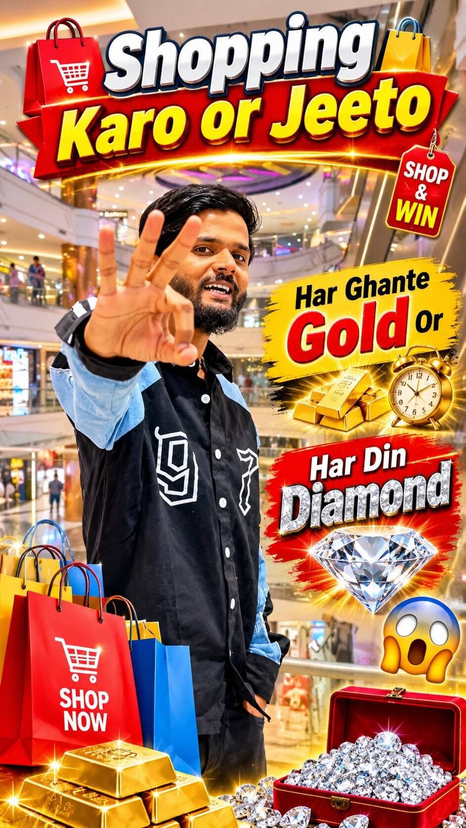 Iss Diwali, shopping ke saath milega surprise ka double dose! ✨🎁
Celebrate with the Philips Sone Pe Double Suhaga Offer! Get a chance to win gold every hour and a diamond every day, plus assured gifts on Philips products.*
📅 Offer valid from 11th October to 11th November 2026!
📍 Visit Ishwar Sales Corporation, Martindale Bridge, Ajmer.
🛍️ Featured Products: Philips Air Fryer, Mixer Grinder & Garment Steamer
@philipshomelivingindia
#PhilipsFestiveOffer #SonePeDoubleSuhaga #PhilipsHomeLiving #DiwaliShopping
#Ajmer