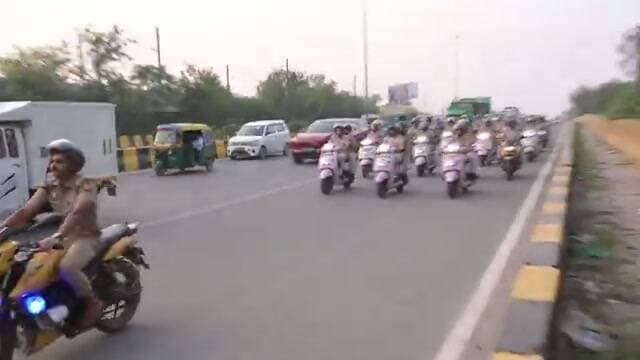 रोहिणी: पुलिस स्मृति सप्ताह: दिल्ली में शहीदों के सम्मान में मोटरसाइकिल रैली