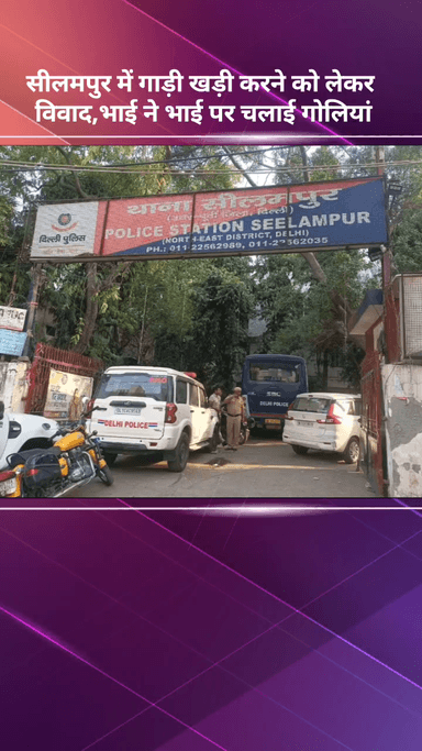 सीलमपुर: गाड़ी खड़ी करने पर विवाद, भाई ने भाई पर चलाई गोलियां