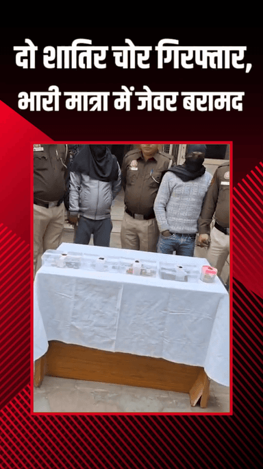 दिल्ली कैंटोनमेंट: मायापुरी: पुलिस ने राजस्थान-हरियाणा से दो कुख्यात चोरों को पकड़ा, 600 ग्राम सोना-चाँदी बरामद