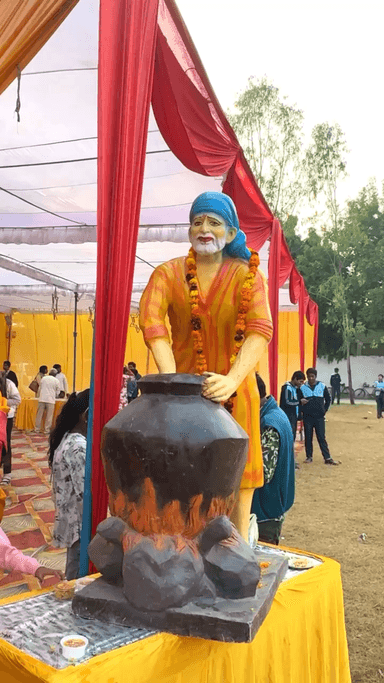 साईं चरण पादुका जिले में आने के अवसर पर भंडारे का आयोजन 🚩#Update #saibaba #shirdisaibaba