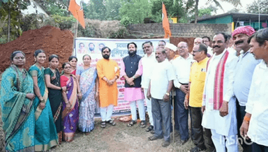 पोलादपूर: कोंडवी तळ्याची वाडी येथील अंतर्गत रस्ता व भैरवनाथ–रवळनाथ मंदिराकडे जाणाऱ्या रस्त्याच्या कामाचा भूमिपूजन समारंभ संपन्न