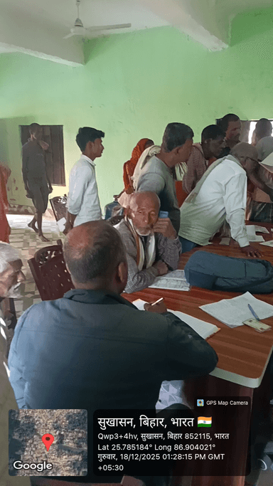 Ya hamara Sukhasan punchyat ka punchyat Bhavan ha jisma bigli to hai lakin recharge ka karan anthera ma sarkari kam chal