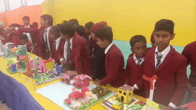 science exhibition display by students of vidya niketan school Hilsa