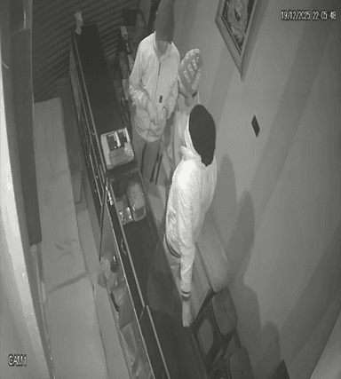 नारायणपुर: पावटा कस्बे में चोरी के मामले का सीसीटीवी फुटेज जमकर वायरल