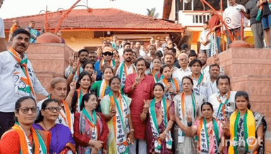 श्रीवर्धन: श्रीवर्धन येथे महायुतीच्या विजयी मिरवणूक रॅलीत खासदार सुनील तटकरे यांचा सहभाग