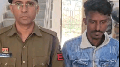 पुलिस ने रेलवे स्टेशन के करीब चाकू लहराकर दहशत फैलाने वाले आदतन बदमाश को किया गिरफ्तार, चाकू हुआ ज़ब्त