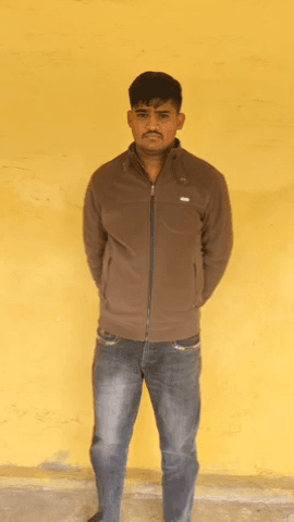 पहाड़ी: पहाड़ी पुलिस ने साइबर ठगी के मामले में दो माह से फरार आरोपी को किया गिरफ्तार