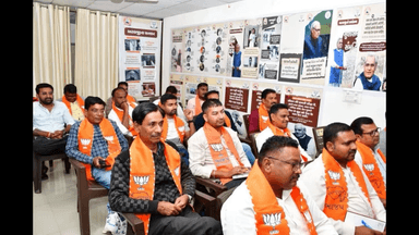 સોનગઢ: વ્યારા ખાતે સોમનાથ સ્વાભિમાન પર્વ અંતર્ગત તાપી જિલ્લા ભાજપની મહત્વપૂર્ણ બેઠક