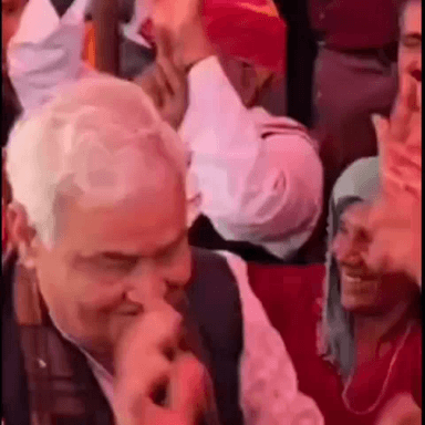 थानागाजी: हरनेर गांव में ओम बाबा की डूंगरी पर डॉक्टर किरोडी लाल मीणा पहुंचे, ग्रामीणों ने जोरदार स्वागत किया और जमकर ठुमके लगाए