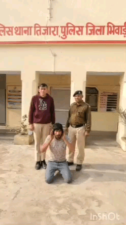 तिजारा: भिवाड़ी में ₹5000 का इनामी बदमाश गिरफ्तार, गो तस्करी के मामले में था वांछित