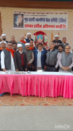 खैरथल में स्वामी ध्यान गिरी महाराज की 34वीं बरसी, पूर्व सभापति ने कहा- महाराज का जीवन समाज कल्याण की मिसाल