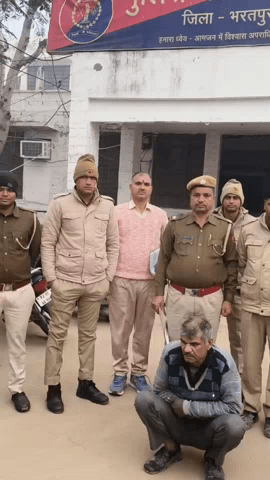 रूपवास: रूपवास पुलिस ने 27 साल बाद आगरा से हत्या के आरोपी को किया गिरफ्तार