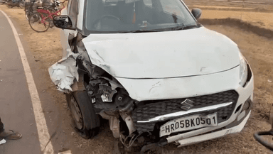 मगरलोड: कार और दो बाइक के बीच जोरदार टक्कर, एक व्यक्ति की हुई मौत