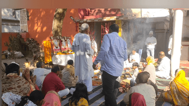 गुमला: विश्व कल्याण हेतु गोपाल मंदिर, गुमला में संत समाज द्वारा हवन व जप का आयोजन संपन्न