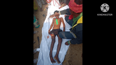 पथरगामा: पथरगामा के बाबूपुर ग्राम में ट्रैक्टर से कुचलकर किशोर की मौत