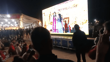 chhabra mandi me singr gukol sharma ka bhavya jagaran he