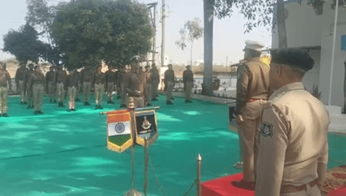 હિંમતનગર: ગ્રામ્ય પોલીસ સ્ટેશન ખાતે લોક દરબાર અને વાર્ષિક ઇન્સ્પેક્શન યોજાયું:પોલીસ વડાએ ટ્રાફિક નિયમોના પાલન માટે કરી અપીલ.