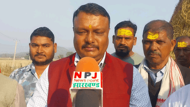 बरकट्ठा: गोरहर के भैयाडीह में नवनिर्मित हनुमान मंदिर की प्राण-प्रतिष्ठा के लिए यज्ञरथ रवाना