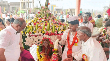 ಬಸವಕಲ್ಯಾಣ: ಪರ್ತಾಪೂರ ಗ್ರಾಮದಲ್ಲಿ ಶ್ರೀ ವೀರಭದ್ರೇಶ್ವರ ಜಾತ್ರಾಮಹೋತ್ಸವ ನಿಮಿತ್ತ ಅದ್ಧೂರಿಯಾಗಿ ಜರುಗಿದ ಪಲ್ಲಕ್ಕಿ ಮೆರವಣಿಗೆ