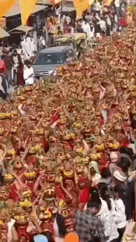 गोविंदगढ़: नौगांवा कस्बा बना राममय, अयोध्या में रामलला प्राण प्रतिष्ठा के दो वर्ष पूरे, 1100 कलशों संग निकली भव्य शोभायात्रा