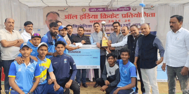 घरघोड़ा: ओ.पी. जिंदल क्रिकेट कप में आरसीए रायपुर का दबदबा, फाइनल में राउरकेला को 184 रन से हराया