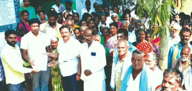 ಹೊನ್ನಾಳ್ಳಿ: ಮನರೇಗಾ ಹೆಸರು ಬದಲಾವಣೆ: ಯಕ್ಕನಹಳ್ಳಿ ಗ್ರಾಮ ಪಂಚಾಯಿತಿ ಎದುರು ಕೂಲಿ ಕಾರ್ಮಿಕ ಪ್ರತಿಭಟನೆ