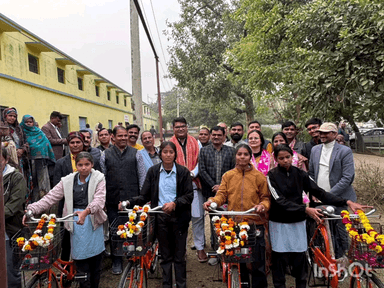 डीग: छात्राओं को मिली शिक्षा की रफ्तार, डीग में नि:शुल्क साइकिल वितरण कार्यक्रम सफलतापूर्वक संपन्न