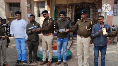 नौहट्टा: नौहट्टा थाना ने खोए हुए चार मोबाइल लौटाए