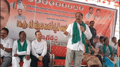 మొగుళ్లపల్లి: ఎమ్మెల్యే గండ్ర సత్యనారాయణ రావును పొగడ్తలతో మునిచెత్తిన మంత్రి తుమ్మల8