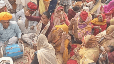 हुरड़ा: जालिया गांव में हरि बोल प्रभात फेरी का आयोजन