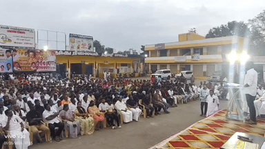 அரூர்: கம்பைநல்லூர் மொழிப்போர் தியாகிகள் திமுக பொதுக்கூட்டம் நடைபெற்றது