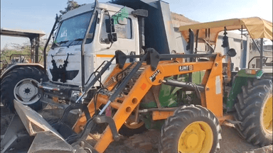 हुरड़ा: शम्भूगढ़ पुलिस ने अवैध बजरी खनन पर की कार्रवाई, एक डम्पर व एक लोडर किया ज़ब्त