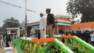 ডোমকল: গোটা দেশের সাথে সাথে ৭৭ তম প্রজাতন্ত্র দিবস জাতীয় মর্যাদার সাথে পালিত হল ডোমকলে