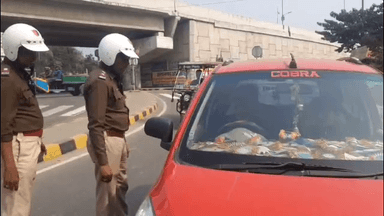 চাকদা: প্রজাতন্ত্র দিবসের দিনে অপ্রীতিকর ঘটনা এড়াতে চাকদা সহ একাধিক জায়গায় NH 12 এ নাকা চেকিং রানাঘাট জেলা পুলিশের