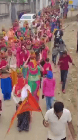 नारायणपुर: सबलपुरा में बाबा श्याम मंदिर में महिलाओं ने निकाली भव्य कलश यात्रा, धार्मिक कार्यक्रम का आयोजन